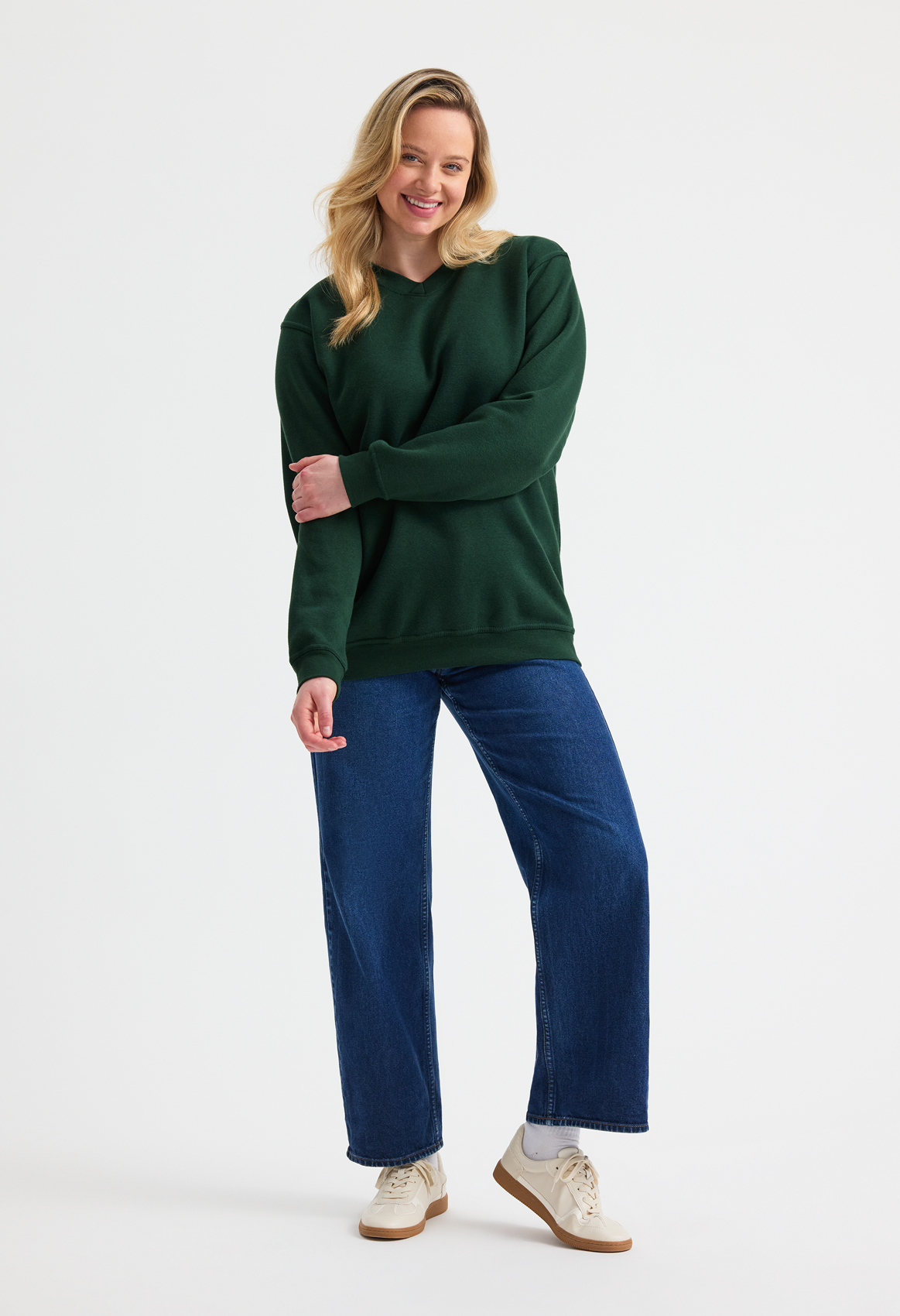 Classic V-Neck Sweatshirt