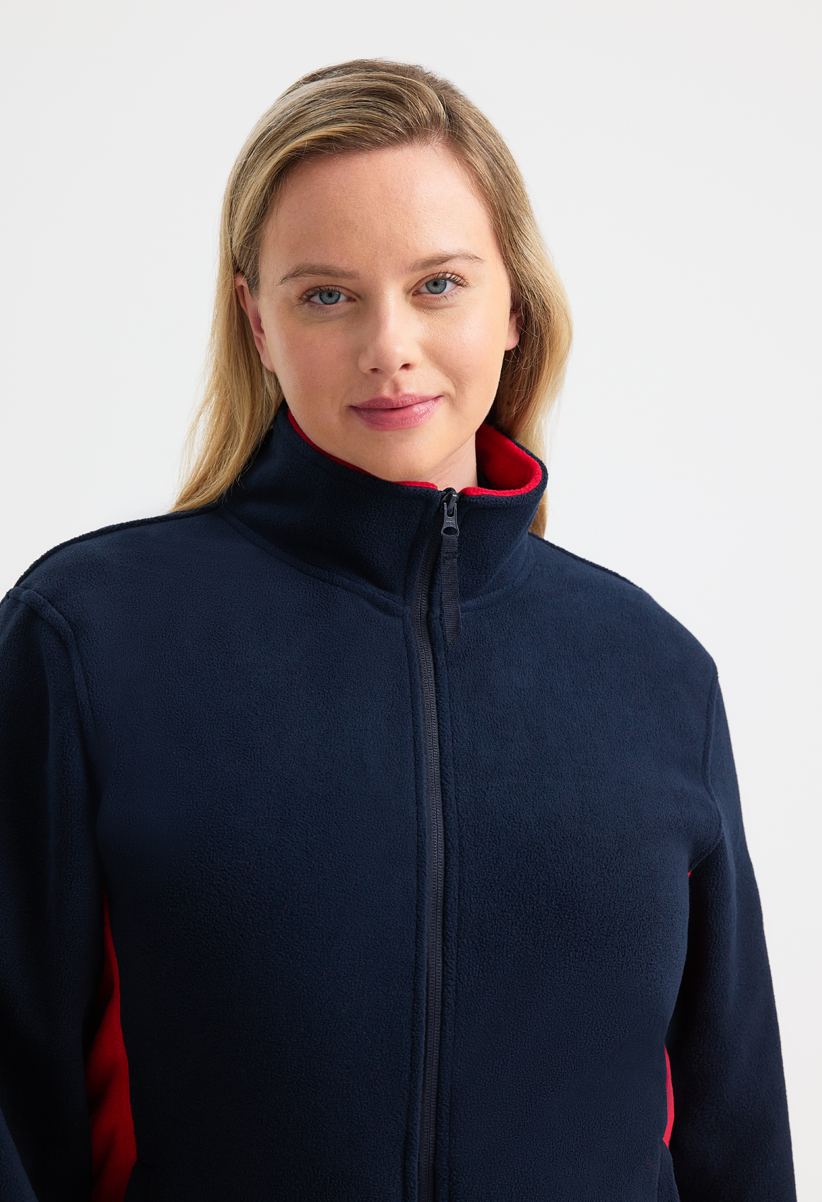 Two Tone Full Zip Fleece Jacket
